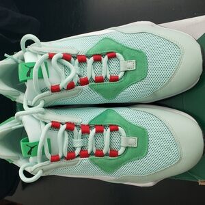 Puma Green and Red Sneakers Modern Design